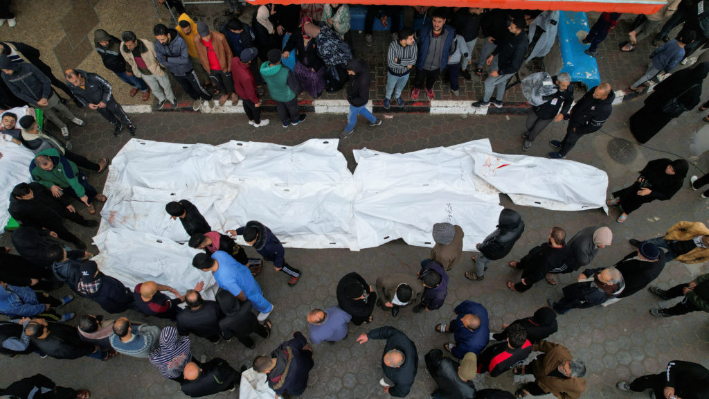 Dozens of Palestinian civilians killed in Israeli airstrikes in Gaza
