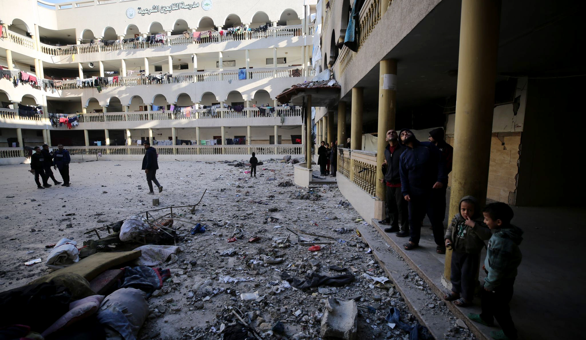 Government Media Office in Gaza: The Zionist enemy targeted 256 displacement centers