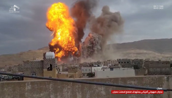 العدوان الأمريكي الصهيوني يستهدف الأعيان المدنية في أمانة العاصمة وعمران