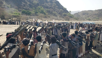 قبائل بكيل المير بحجة تثمن مواقف قائد الثورة في نصرة المستضعفين بغزة