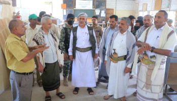 العلامة مفتاح والمداني والصعدي يتفقدون سير العملية التعليمية في المعاهد التقنية بالحديدة