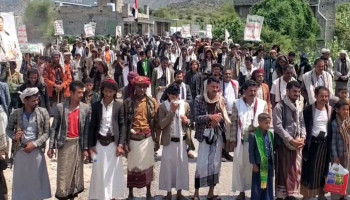 أبناء محافظة ريمة يحتشدون في 80 ساحة نصرة لغزة وتنديدا بالمؤامرات الصهيونية