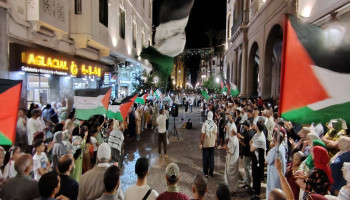 المغاربة يتظاهرون دعما لـ”أسطول الصمود” ورفضا لإبادة غزة