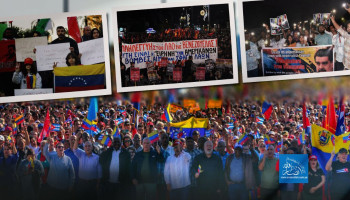 التضامن العالمي مع فنزويلا صوت واحد ضد العدوانية الأمريكية