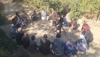 مسير ومناورة لخريجي دورات التعبئة العامة بالمحويت