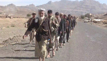 مسيران راجلان لخريجي دورات التعبئة في بني حشيش بصنعاء