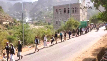 مسيران لخريجي دورات التعبئة في الجبين بمحافظة ريمة