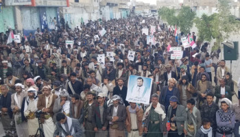 مديريات البيضاء تشهد مسيرات جماهيرية احتفاءً بالنصر وتأكيدًا على وحدة الساحات