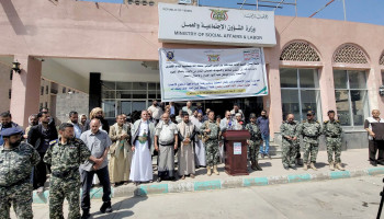 وقفة للشؤون الاجتماعية وجهاز الإحصاء لتأكيد الجهوزية لإنهاء العدوان والحصار