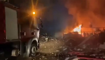 تشييع عدد من شهداء الحشد الشعبي ارتقوا جراء العدوان الأمريكي السعودي على مقرات الهيئة