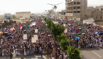 مسيرات جماهيرية بعمران تأكيدا على الجاهزية لتنفيذ أي خيارات
