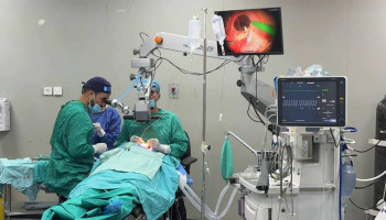 تدهور خدمات مستشفى العيون بغزة بسبب تداعيات الإبادة الصهيونية