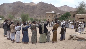 وقفات حاشدة بمأرب تأكيدًا على ثبات الموقف نصرة لغزة ولبنان وإيران
