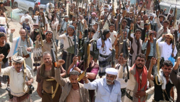 لقاءان قبليان في مقبنة وحيفان بتعز اعلانًا للنفير والجهوزية لمواجهة العدو السعودي
