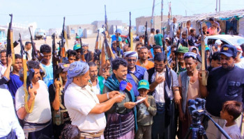 أبناء جزيرة كمران بالحديدة يعلنون النفير والجهوزية لإسناد القوات المسلحة