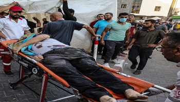 ارتقاء شهيد و6 إصابات بنيران مسيرة صهيونية في شارع الجلاء بمدينة غزة