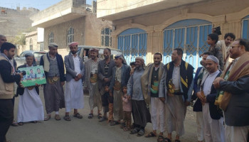 قيادات أمانة العاصمة تزور عددا من أسر الشهداء في مديرية معين