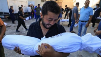استشهاد خمسة فلسطينيين بقصف صهيوني غربي خان يونس