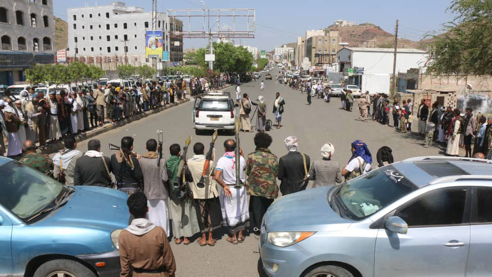 لقاء قبلي في مديرية صالة بتعز إعلاناً للنفير العام والجهوزية لمواجهة التصعيد الأمريكي