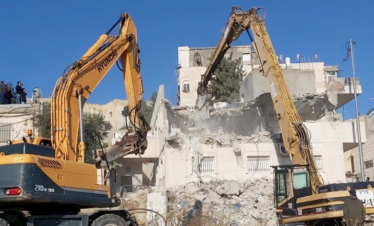 34 عملية هدم وتجريف و58 اعتقال في القدس خلال أبريل