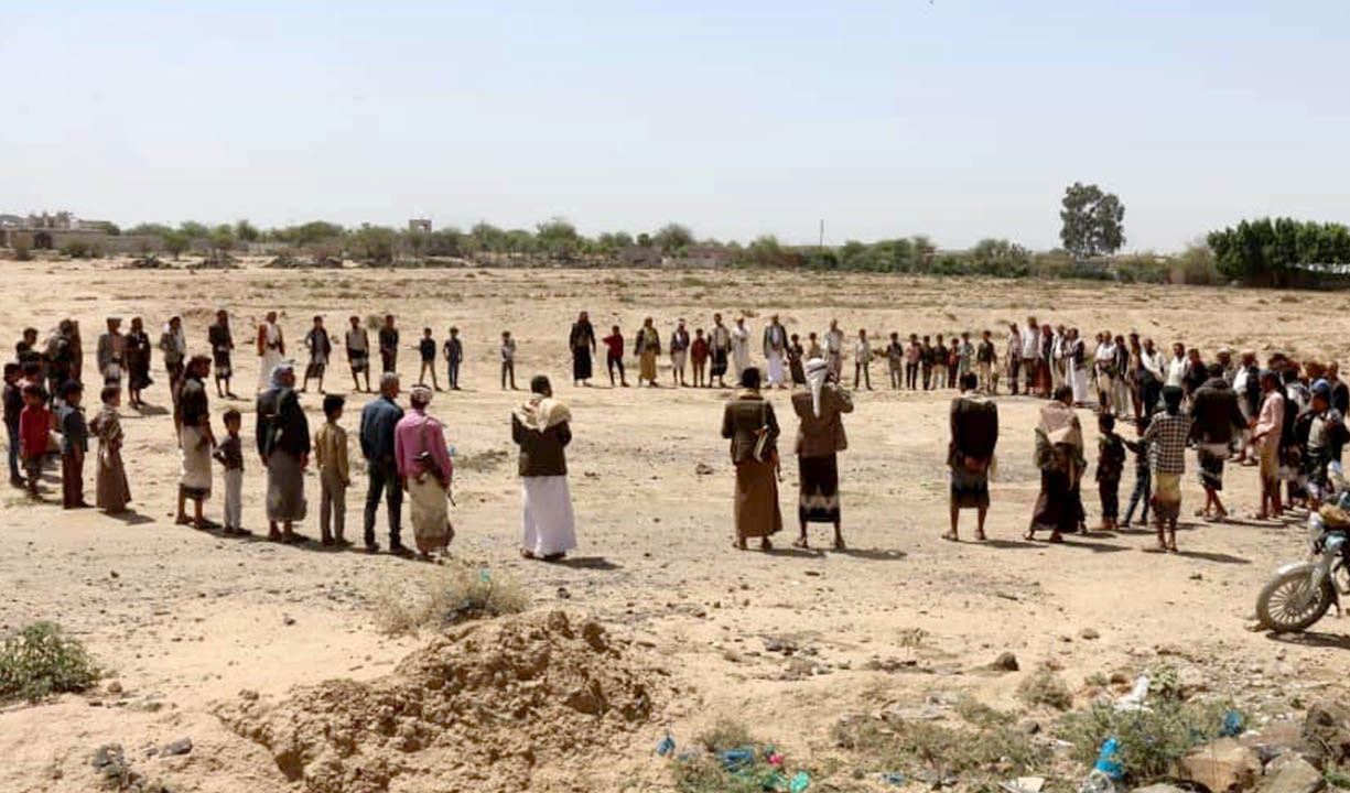وقفتان في حيفان والتعزية إعلاناً للنفير العام والبراءة من الخونة