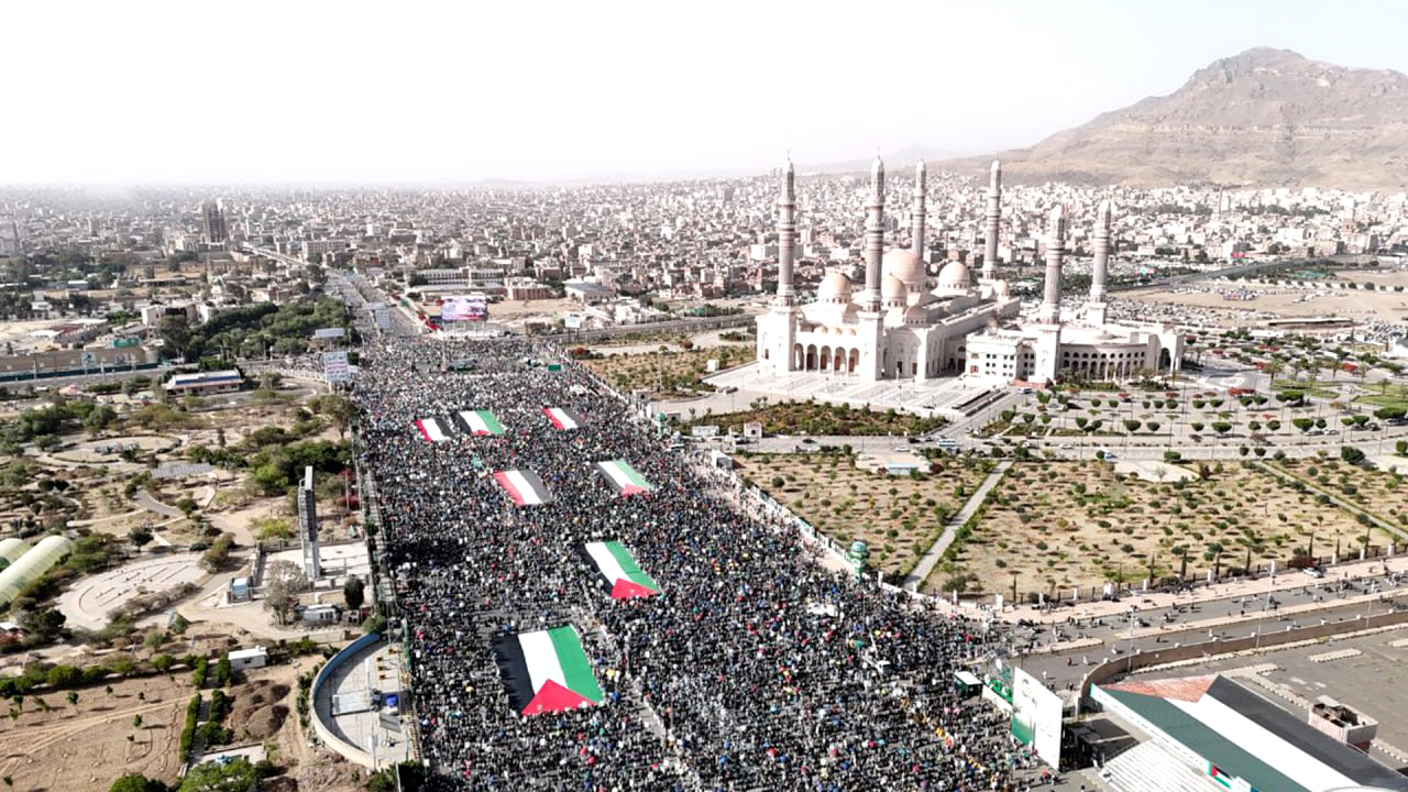 أمانة العاصمة تشهد حشوداً مليونية اسناداً لغزة وثباتاً مع الشعب الفلسطيني
