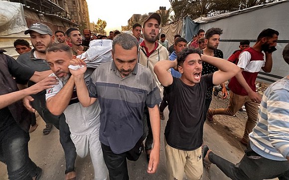 "الأورومتوسطي": إعاقة العدو نقل جرحى بعد قصف خانيونس جريمة مركبة
