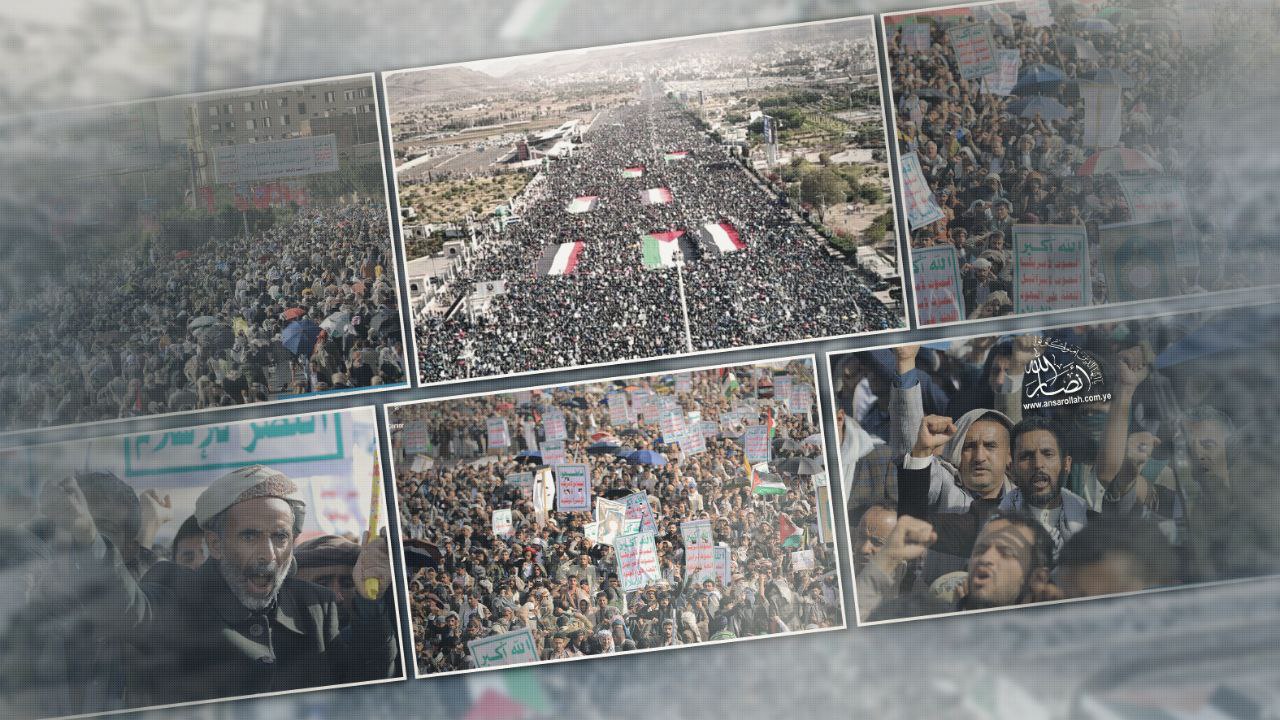 اليمن يسند غزة  بصوتٍ عالٍ وصواريخَ فرط صوتية