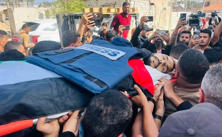 العدو الإسرائيلي يقتل 7 صحفيين بغزة خلال مايو