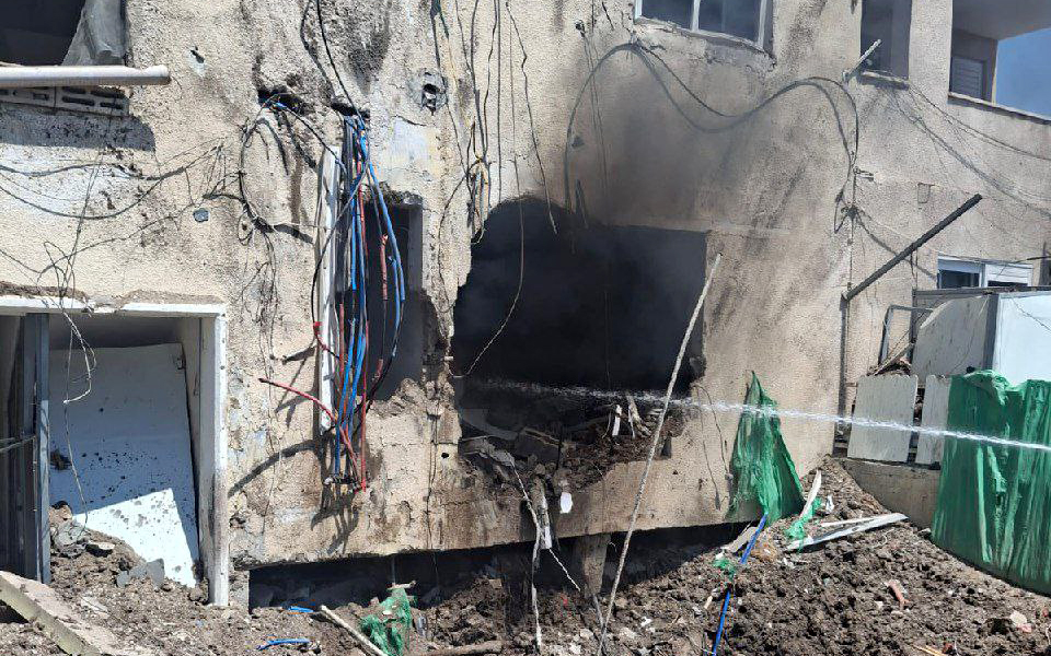 مسيرة إيرانية تقصف مبنى في بيسان شمال فلسطين المحتلة