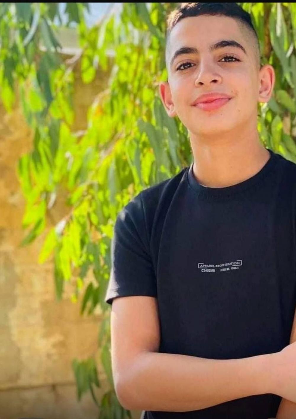 استشهاد طفل برصاص العدو الصهيوني شرقي رام الله