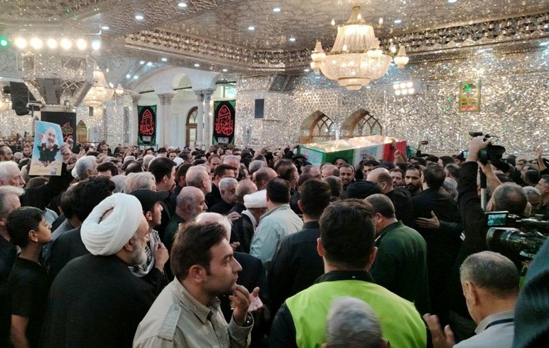 جثمان الفريق الشهيد سلامي يُوارى الثرى بمدينة ري