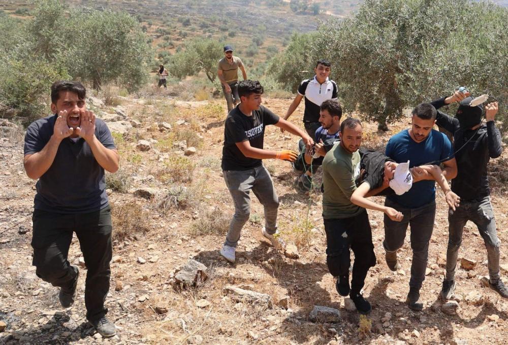 مستوطنون صهاينة يغلقون طريقًا زراعيًا شرقي قلقيلية