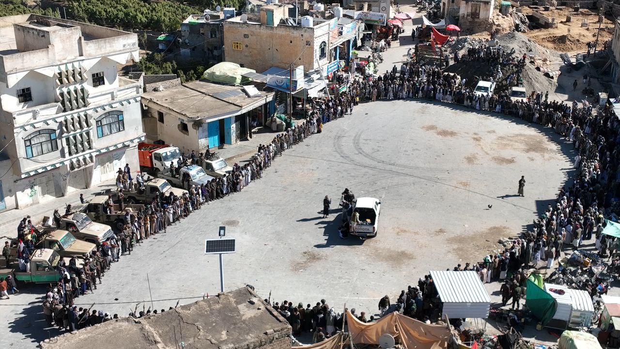 لقاء مسلح لقبائل مديرية مران بصعدة إعلاناً للنفير العام والجاهزية وثباتاً على الموقف