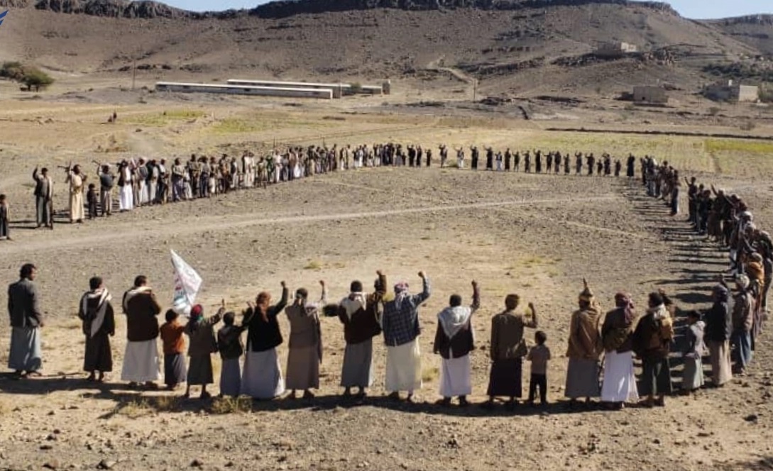 قبائل وادي مرحب ونهد بمديرية جحانة تؤكد الثبات على الموقف المساند لغزة