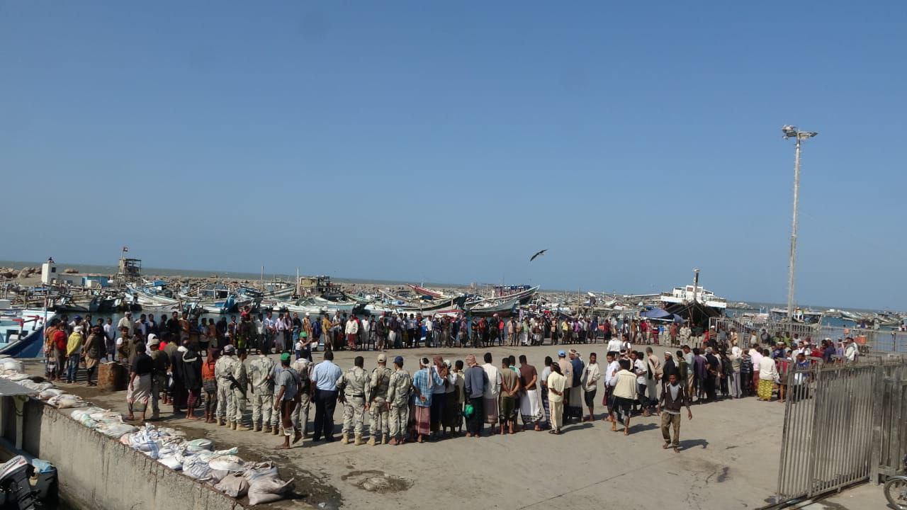 وقفة لقطاع المصائد السمكية بالحديدة تعزيزاً للهوية الإيمانية ونصرة للقرآن