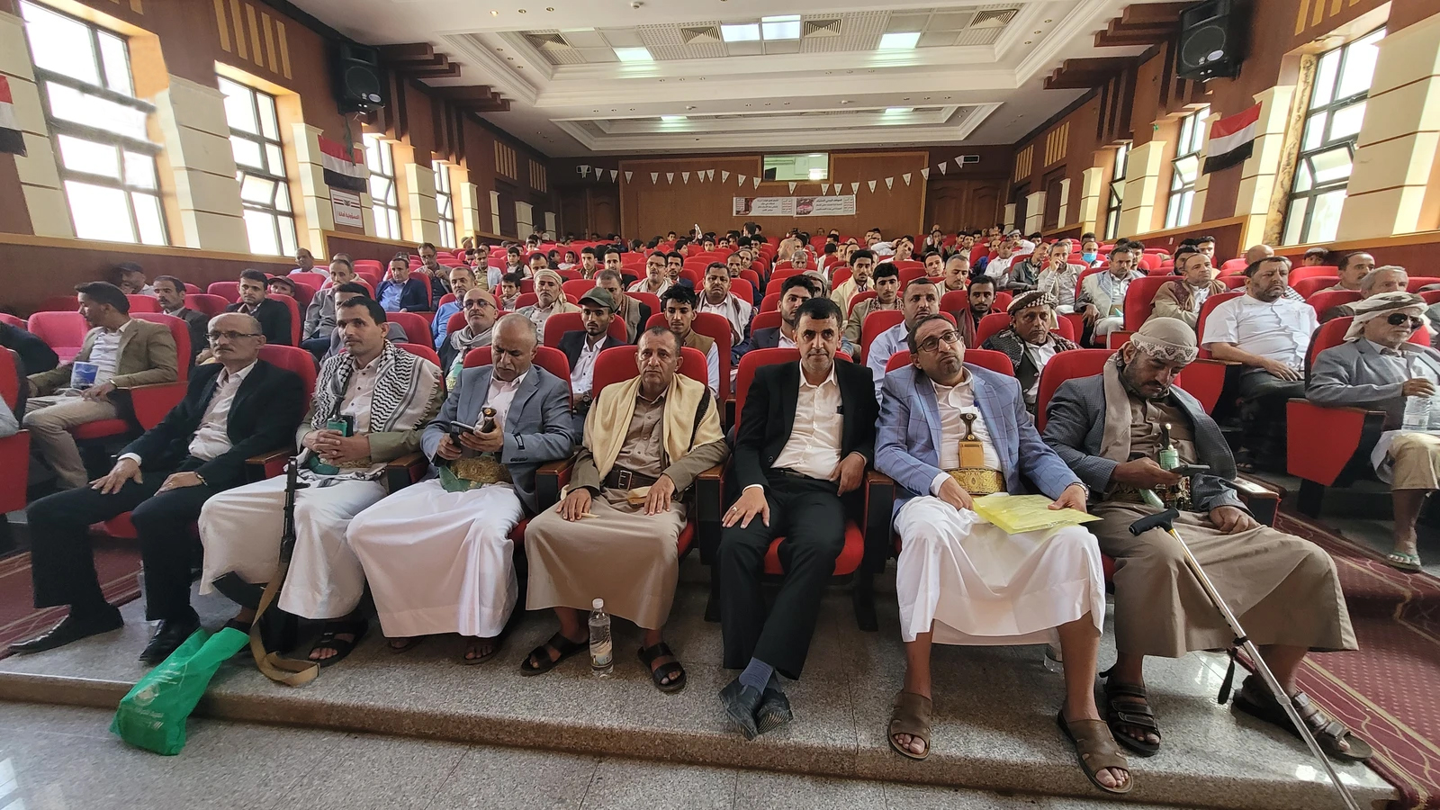 القطاع الصحي بمحافظة حجة ينظم فعالية خطابية بذكرى الصرخة