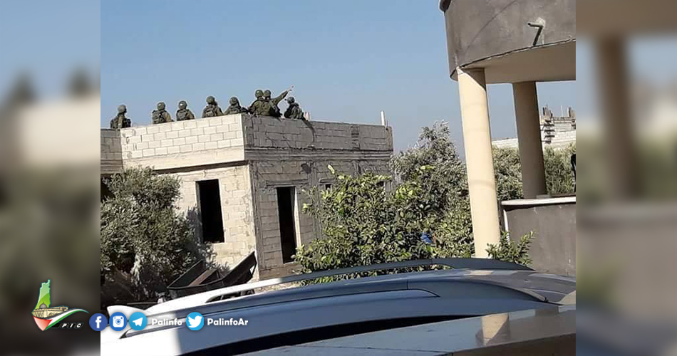 العدو الصهيوني يحوّل منزلاً إلى ثكنة عسكرية في عربونة شرق جنين