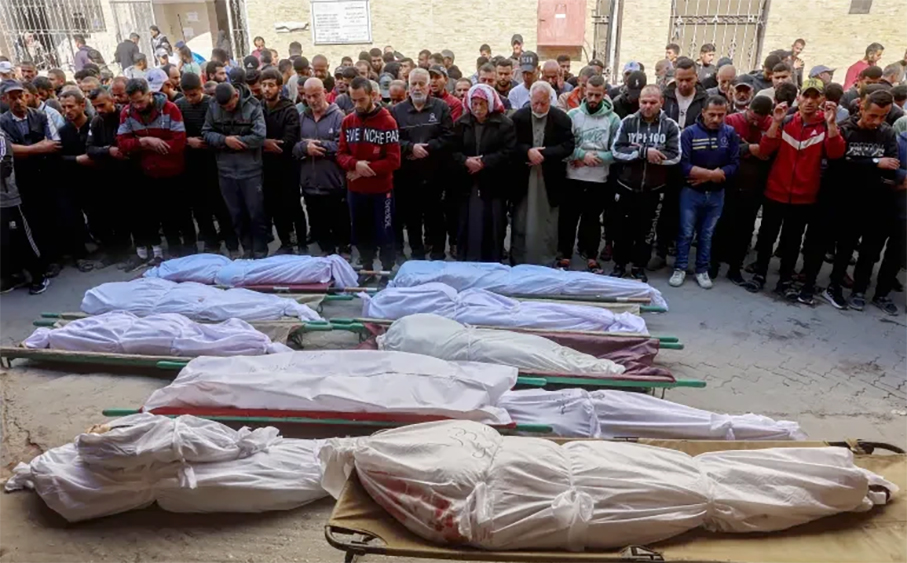 ارتقاء 35 شهيداً غالبيتهم نساء وأطفال خلال يوم بقطاع غزة